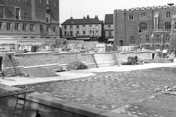 September 1938 - 
                    Memorial Gardens under construction